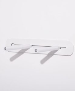 Wall-Mounted Bike Rack Elevate Your Ride with Bonnes Intentions' White Metal Holder