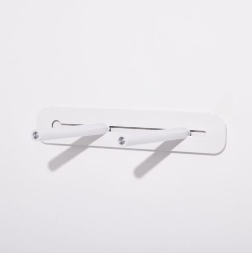 Wall-Mounted Bike Rack Elevate Your Ride with Bonnes Intentions' White Metal Holder