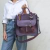 LadyBuQ Personalized Leather Hobo Tote The Perfect Gift for Her