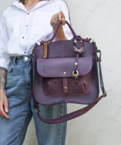 LadyBuQ Personalized Leather Hobo Tote The Perfect Gift for Her