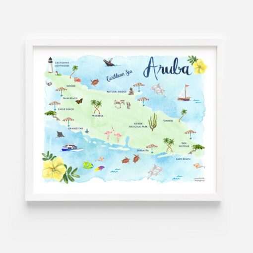 Aruba Wall Art Capture the Caribbean's Enchanting Beauty in Your Home