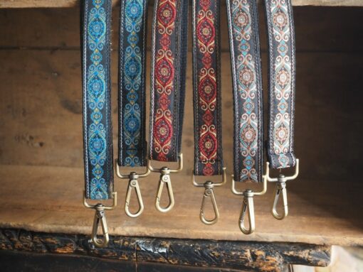 Boho Woven Guitar Strap Elevate Your Handbag with Retro Style