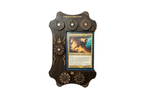 STRATA STRIKE Commander Command Zone Tray with Dial Counters for MTG Magic The Gathering - Kona Color