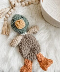 Cuddle Up with Our Adorable Duck Lovey The Perfect Comfort for Your Little One