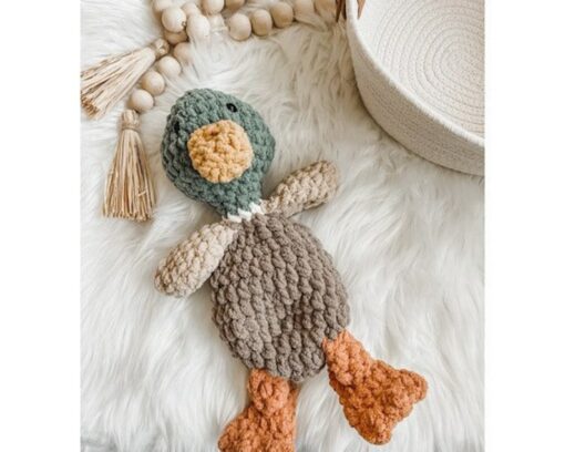 Cuddle Up with Our Adorable Duck Lovey The Perfect Comfort for Your Little One
