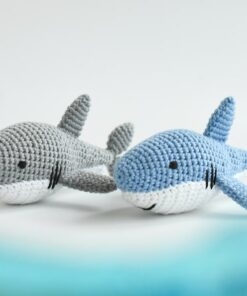 ?? SHARK Crochet Sea Animal Amigurumi Stuffed Gift for Kids | Customizable Colors
