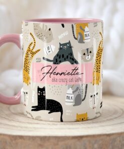 Purrfectly Personalized The CRAZY CAT LADY Mug for Feline-Loving Queens