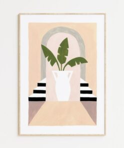 Original Artwork Print "INTERIOR II" - Elevate Your Home with Unique Illustration