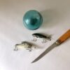 Vintage Heddon Preyfish Series 560 Natural (American) Shad Fishing Lure Plus One Unmarked Refurbished Fishing Lure | Beach House Decor