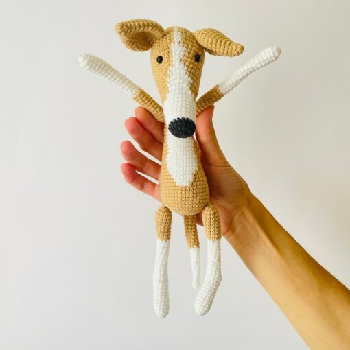 Whimsical Greyhound Plush A Loyal Companion for Dog Lovers