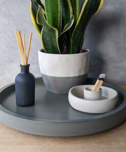 Concrete Elegance Elevate Your Home with Our 13.5" or 15" Round Concrete Tray