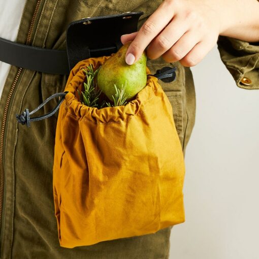 Personalized Canvas Foraging Bag Your Essential Companion for Wild Food Adventures