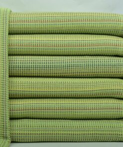 Pistachio Green Diamond Throw Indulge in Comfort and Style with Our King-Size Turkish Blanket