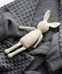 Personalized Minky Blanket Embroidered Swaddle for Sweet Dreams and Cozy Comfort