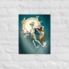 Hermes, Mercury Art Nouveau and Art Deco Mythology Print - A Journey Through Time and Symbolism