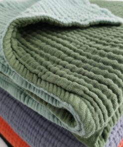Ultra-Soft, Custom-Sized Muslin Blanket Pure Cotton Comfort for All Ages