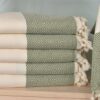 Personalized Olive Green Diamond Towel The Perfect Bachelorette Party Gift for Bridesmaids