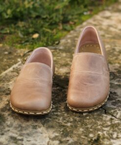 Grounding Shoes for Men Experience Barefoot Freedom with Wide Toe Box and Copper Infused Leather Sole