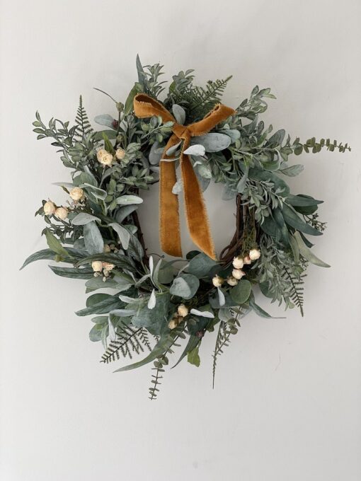 Enchanting Farmhouse Wreath Rustic Charm for Your Front Door