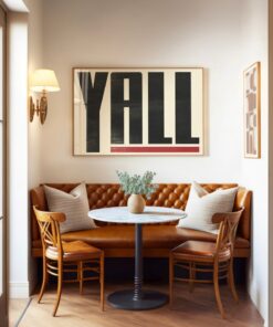 Y'all Means All Embrace Inclusivity with Our Bold Southwestern Poster
