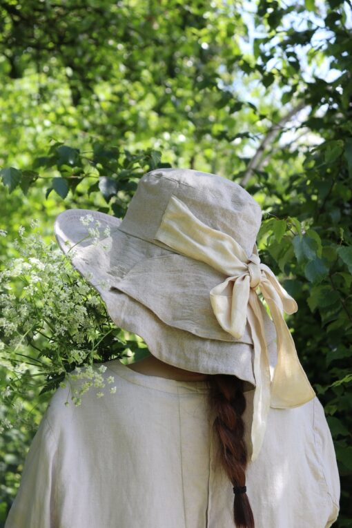 Waterfall Women's Linen Sun Hat for Unparalleled Sun Protection and Style