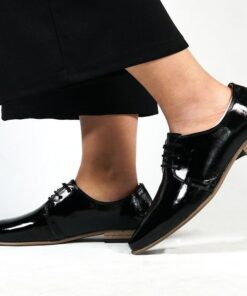 Genuine Leather Handmade Point Toe Oxford Heels in Vibrant Colors