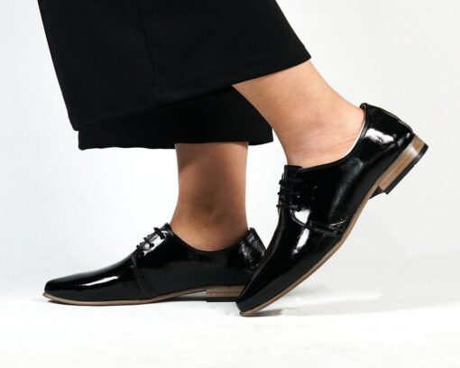 Genuine Leather Handmade Point Toe Oxford Heels in Vibrant Colors
