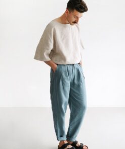 Breezy Linen Joggers Elevate Your Style with Comfort and Sophistication