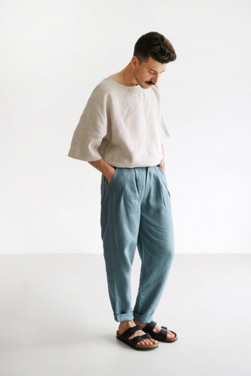 Breezy Linen Joggers Elevate Your Style with Comfort and Sophistication