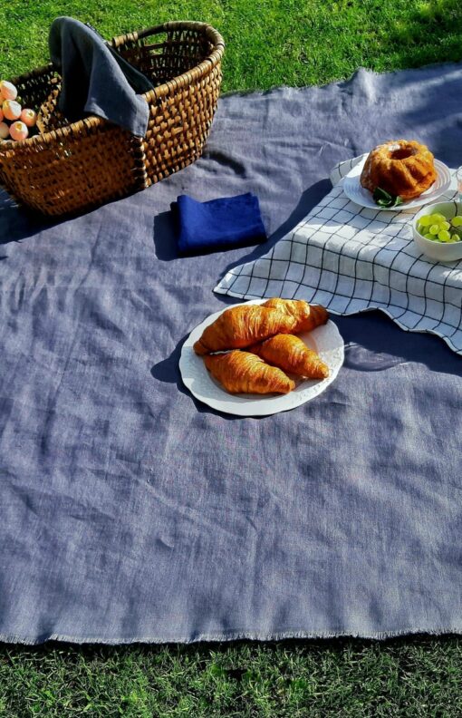 Linen Luxe The Ultimate Picnic Blanket for Unforgettable Outdoor Gatherings