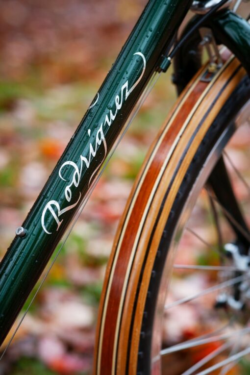 Woody's Cherry Compound Curve Fenders with Bloodwood Stripe Protect Your Ride in Style