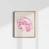 Saddle Up with Glam Cowgirl A Gicl?e Masterpiece for Western Wall Art Aficionados