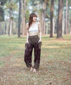 Flowy Boho Pants Embrace Bohemian Chic with Our Harem Yoga Trousers