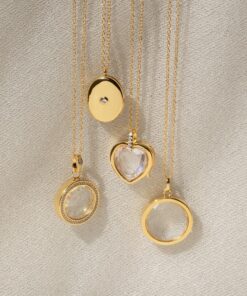 Timeless Lockets Cherished Keepsakes in Circle, Oval, and Heart Shapes