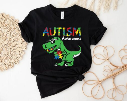 Autism Awareness Puzzle Piece Shirt Support and Acceptance for Special Education
