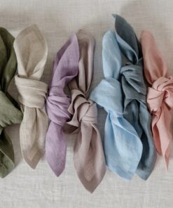 Elegant Linen Tableware Sustainable Napkins and Placemats for a Refined Dining Experience