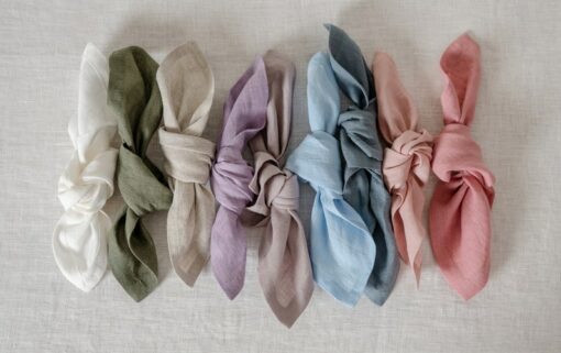 Elegant Linen Tableware Sustainable Napkins and Placemats for a Refined Dining Experience