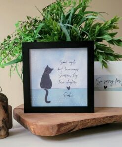 Cherished Memories Personalized Cat Memorial Gift for Grieving Pet Owners