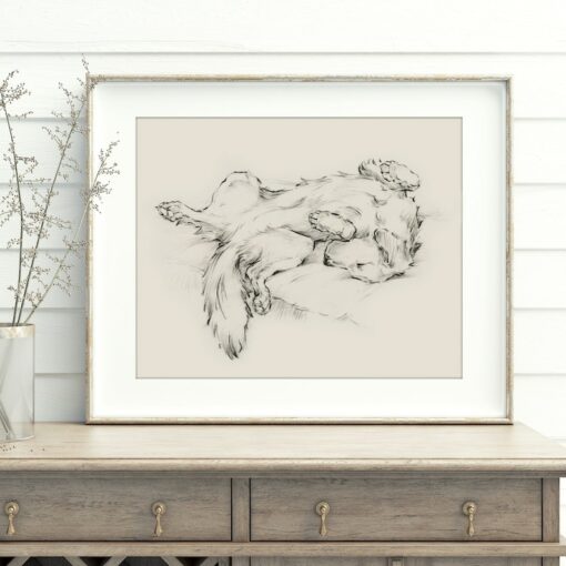 Golden Retriever Art Print Capture the Joy and Loyalty of Man's Best Friend