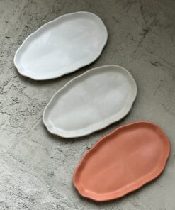 Concrete Oval Bathroom Tray Modern Home Decor, Jewelry Organizer, Housewarming Gift