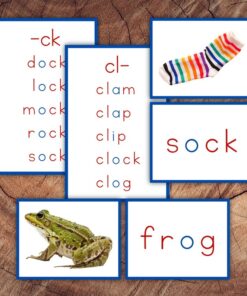 Montessori Blue Series Language Cards Unlock the World of Consonant Blends