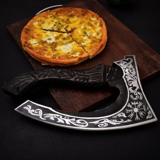 Viking Axe Pizza Cutter Conquer Your Pizza with Culinary Prowess