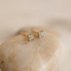 Captivating Ivy Flower Stud Earrings Minimalist Elegance for Everyday Glamour