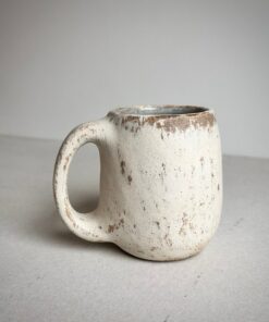Handmade Ceramic Cream Mug Your Perfect 16oz Coffee Companion