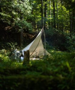Bushcraft Canvas Tent Finnish Loue - Traditional Camping Tent with Organic Cotton Canvas