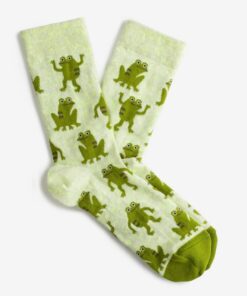 Marsh Frogs Socks Leap into Vibrant Comfort with Every Hop