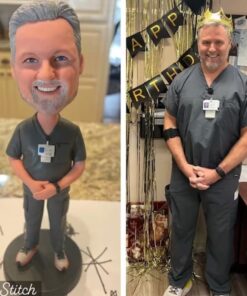 Personalized Bobblehead Unique Gift for Husband, Boss, or Neighbor