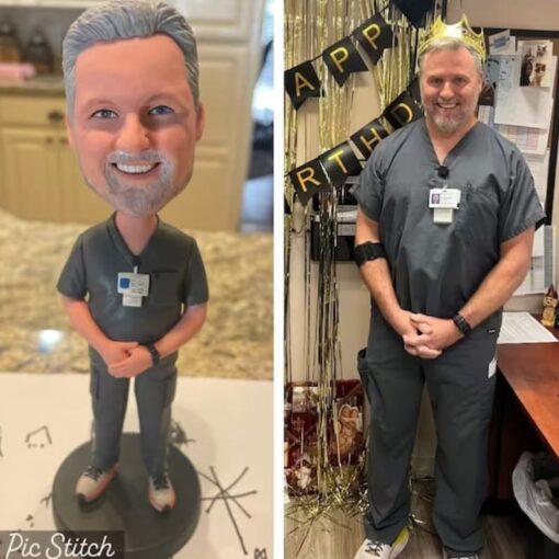 Personalized Bobblehead Unique Gift for Husband, Boss, or Neighbor