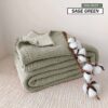 Organic Cotton Gauze Blanket Oversized, Custom-Sized, and Ultra-Soft for Ultimate Comfort