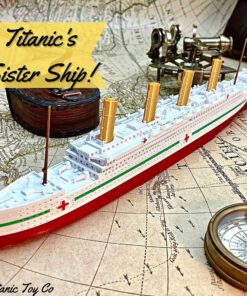 12" HMHS Britannic Model The Titanic's Sister Ship for History Buffs and Collectors